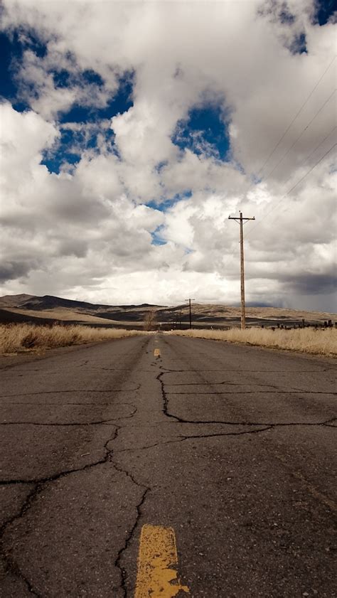 Cracked Road Iphone Wallpapers Free Download
