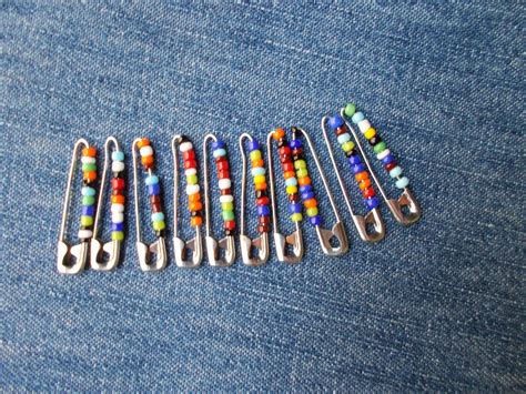 1980s Style Beadsafety Pin Friendship Pins Etsy