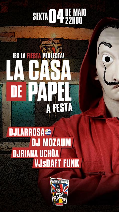 We did not find results for: La Casa de Papel - A Festa!!! | Downtown Pub