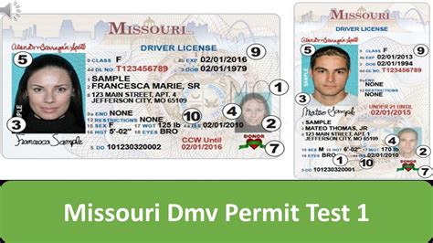 Missouri Dmv Permit Test 1 Youtube