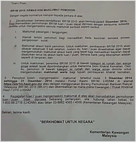 Applicants can register new applications and update their information online using their computer, but a copy of the application needs to be kept for. Borang Permohonan BR1M 2015 Secara Online - Info Viral
