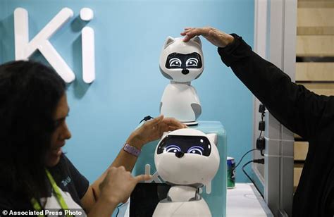 Robots Walk Talk Pour Beer And Take Over Ces Tech Show Daily Mail