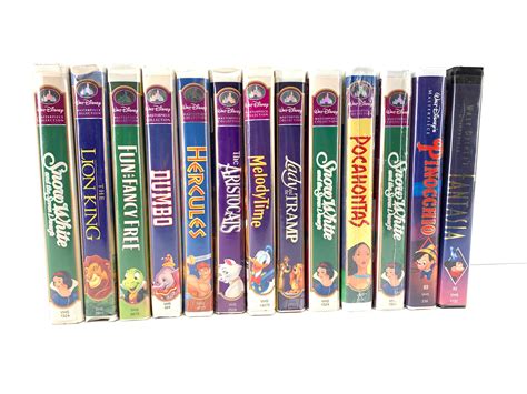 Walt Disney S Masterpiece Collection Vhs Lot Of Fully Restored Ltd