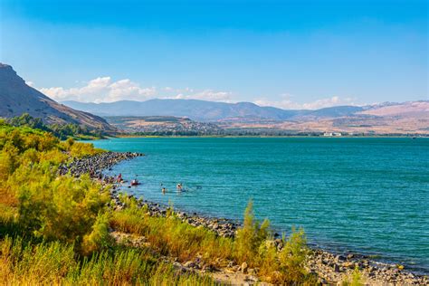 Sea Of Galilee Viewed From Mount Arbel In Israel