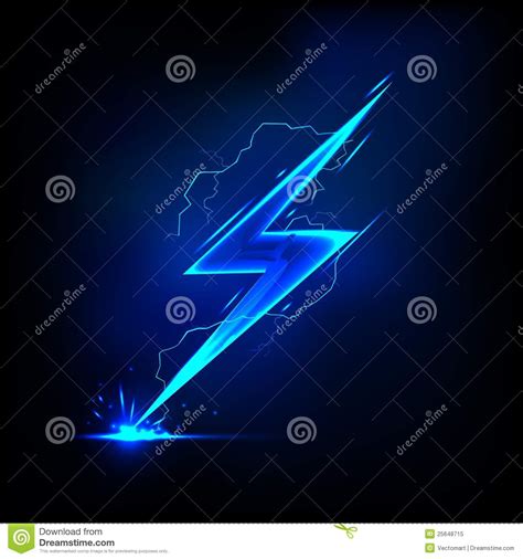 Lightning Bolt Stock Vector Illustration Of Flash Bright 25648715
