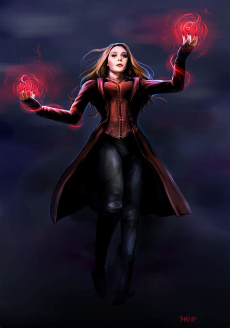 Drawing Marvel Comics Scarlet Witch Avengers Scarlet Witch Marvel