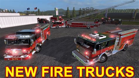 Farming Simulator 17 20 Setting Up The Fire House With New Engines