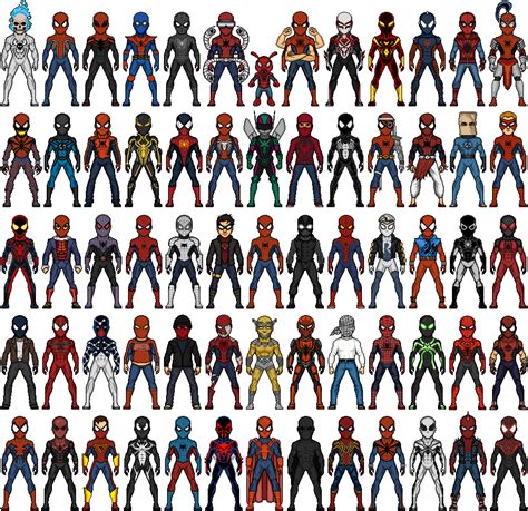 All Spiderman Suits Comics