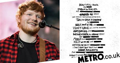 Ed Sheeran Releases New Album No6 Collaborations Project