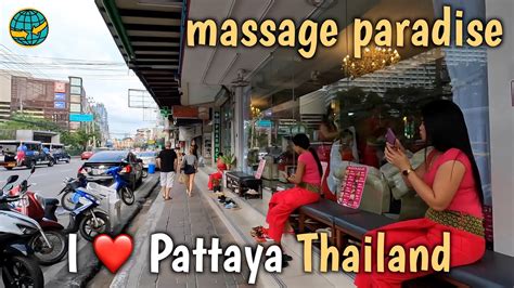 🇹🇭 4k Walk Pattaya Thailand Massage Paradise Can You Guess How Many