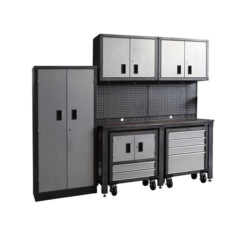 International Tool Storage Gos Ii 95 In W X 80 In H Gray Steel Garage