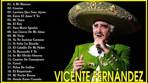 Vicente Fernandez ️ ️ ️ Vicente Fernandez Sus Mejores Exitos 20