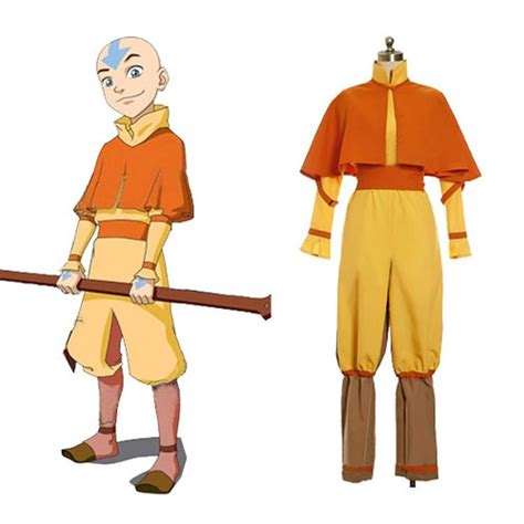 Aang Cosplay Costume From Avatar The Legend Of Korra Custom From