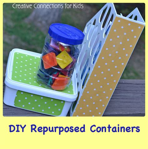 Diy~ Repurpose Containers For Storage