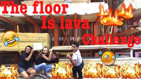 The Floor Is Lava Challenge Youtube