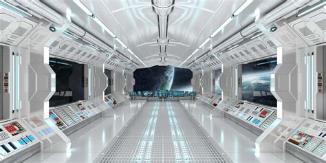 Spaceship Interior Wallpaper