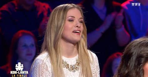 Comme il n'y avait pas eu d'éliminé avant elle, une nouvelle candidate a fait son. Marine lors de la finale de Koh-Lanta Fidji (TF1) vendredi ...