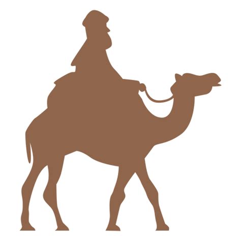 Man Riding Camel Side Silhouette Transparent Png And Svg Vector File
