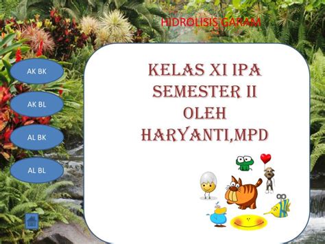 PPT KELAS XI IPA SEMESTER II OLEH HARYANTI MPd PowerPoint