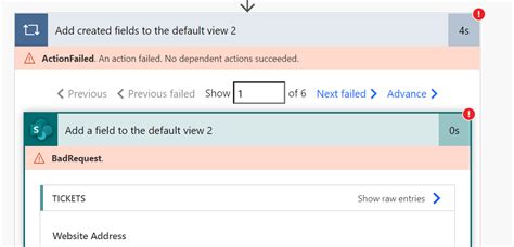 The Specified View Is Invalid Add A Field To The Default View Issue