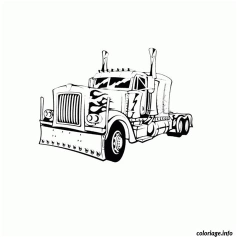 Retrouvez aussi de nombreux autres dessins et coloriages sur dessin.tv! Coloriage camion americain de profil Dessin à Imprimer | Coloriage camion, Coloriage ...