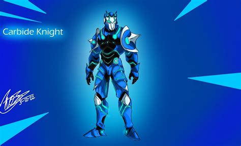 After Omega Knight Carbide Knight Fan Art Takes Fortnite Community By