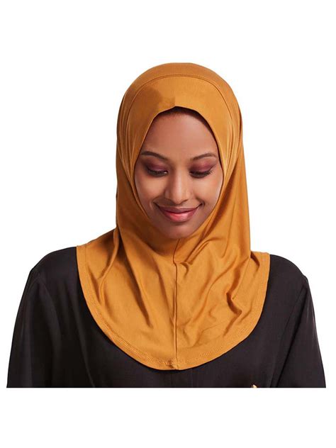 Women Muslim Hijab Headcover Scarf Turban Arab Islamic Head Wrap Stretch