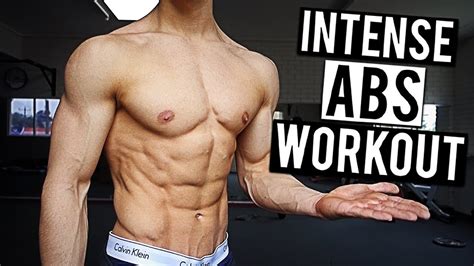 Intense Abs Workout Routine Mins Shredded Abs YouTube