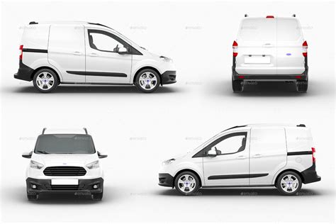 Ford Transit Courier Mockup Graphics Graphicriver
