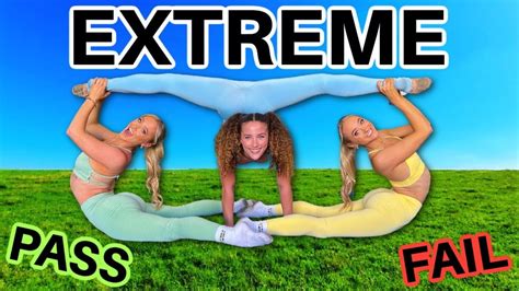Extreme Flexibility Challenge W Sofie Dossi Anna McNulty YouTube