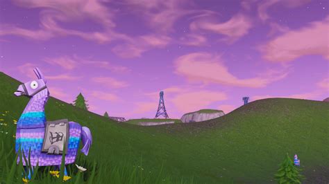 Fortnite Grass And Sky Background