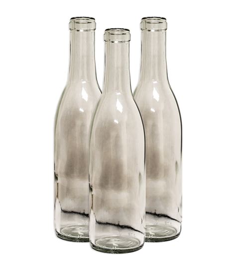 Clear 375 Ml Wine Bottles Brand Ld Carlson