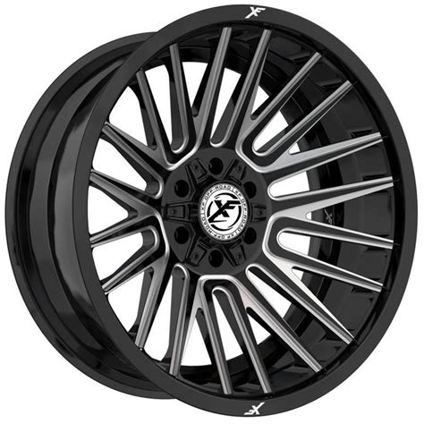22x10 Xf Off Road Xf 238 Gloss Black Milled Rev Wheels And Rims
