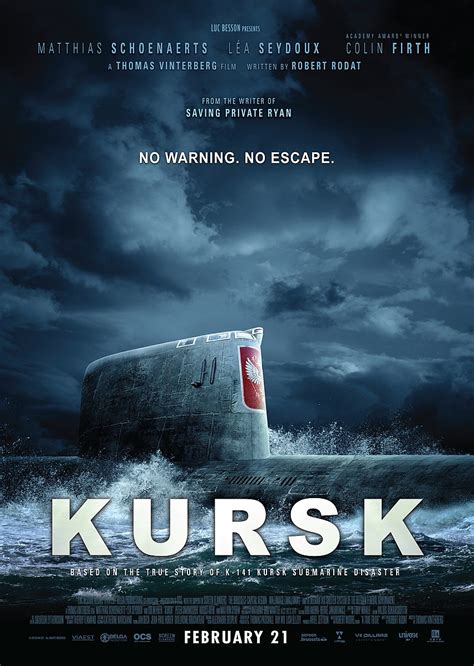 The last mission 2018 12 1h 57m international films for the crew trapped aboard a sunken russian submarine the deadliest threat is the year: El Cine de Hollywood: Kursk (2018)