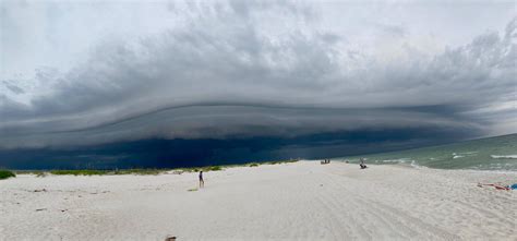 Storm Front At Pensacola Beach Fl Yesterday Rflorida