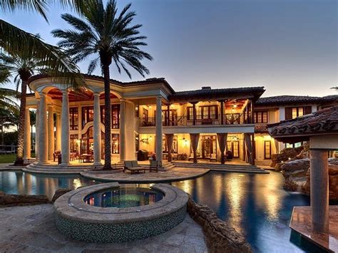 World Of Architecture Luxury Mediterranean Home Florida Mega Mansions
