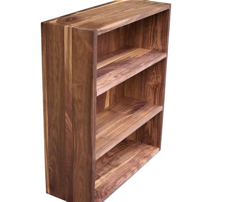 Buy Hand Made Solid Walnut Bookcase With Moveable Shelves Made To