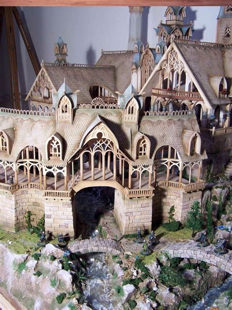 Rivendale Lord Of The Rings Elven City Fantasy Castle
