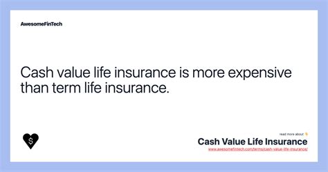 Cash Value Life Insurance Awesomefintech Blog