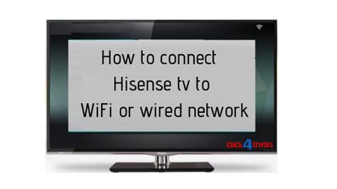 If your samsung smart tv wont connect to wifi then you can follow the below steps: How to connect Hisense tv to WiFi or wired network ...