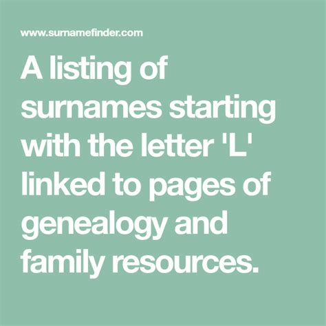 Whether you're writing fiction or building out a d&d campaign, you know that choosing the right names for your characters is a tough task.you want to make sure your characters' names are appropriate, memorable, and meaningful! A listing of surnames starting with the letter 'L' linked ...