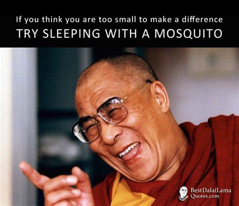 Dalai lama quotes will aid in giving you peace in life. If You Think You Are Too Small | Dalai lama, Laugh, Laughter