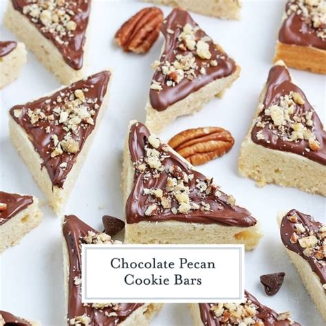 Best Chocolate Pecan Cookie Bars Perfect For Christmas Cookie Trays