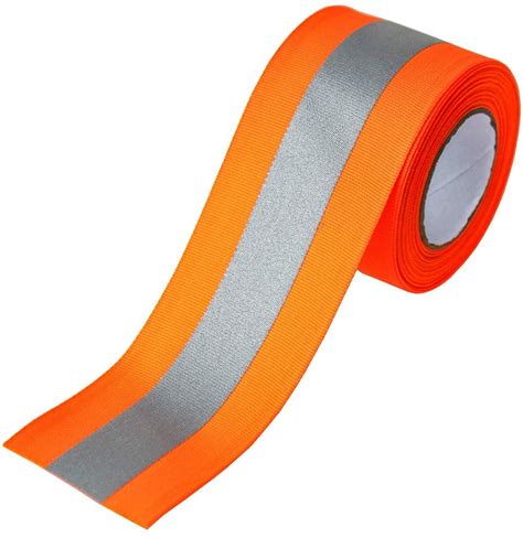 Sew On High Visibility Hi Vis Retro Reflective Fabric Tape 2 X 5 Yds