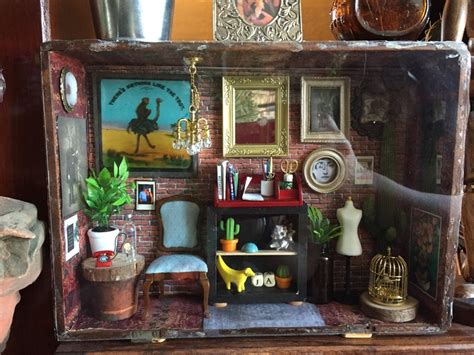 Diorama Room Box Shadow Box Miniature Dols House Etsy