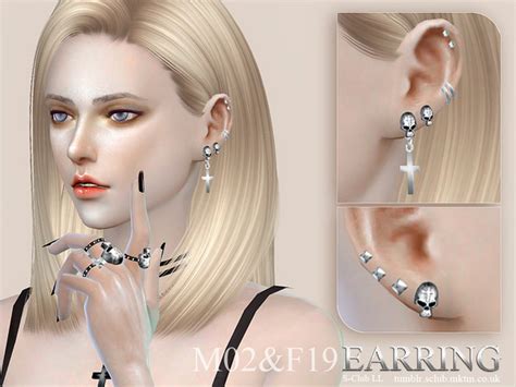 Earrings 02m And 19f By S Club Ll At Tsr Sims 4 Updates