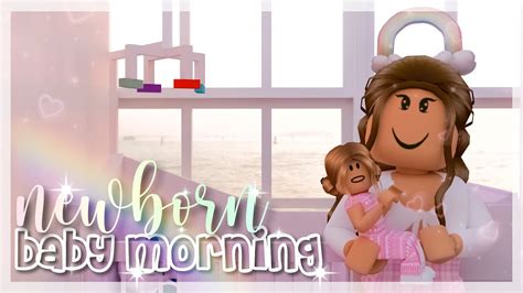 Realistic Newborn Baby Morning Routine Roblox Bloxburg Roleplay Youtube