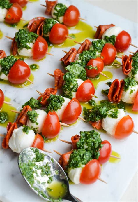 Tomato Mozzarella Basil Hors Doeuvres