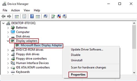 How To Check Display Adapter Properties In Windows 10