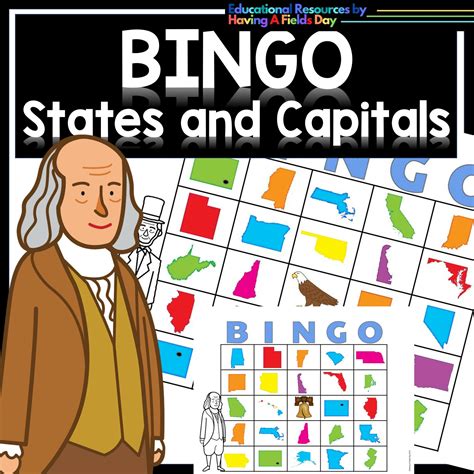 50 States And Capitals Bingo Made By Teachers